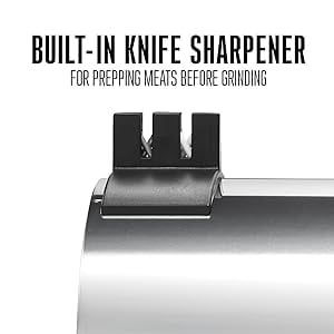 Integrated knife sharpener