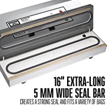 Extra-long, extra wide seal bare