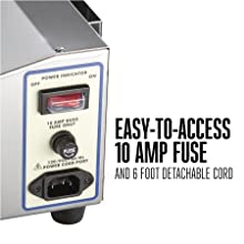Fuse is easy to access and cord detaches