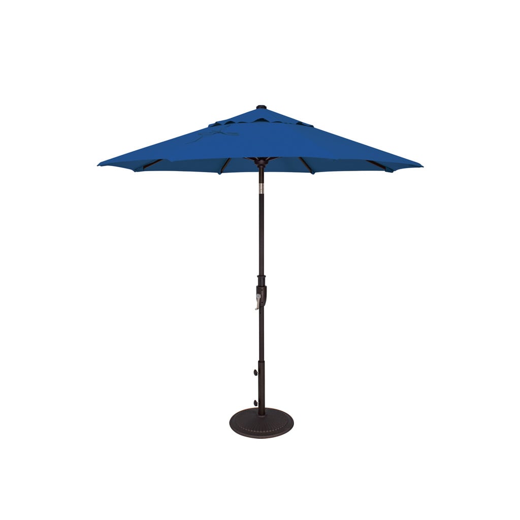 7.5 ft patio umbrella with tilt TheLAShop 7.5' 6-Rib Outdoor Umbrella Crank Lift This functional and decorative patio umbrella is designed with 8 sturdy ribs and a convenient tilt and crank mechanism Treasure Garden 7.5 ft. Push