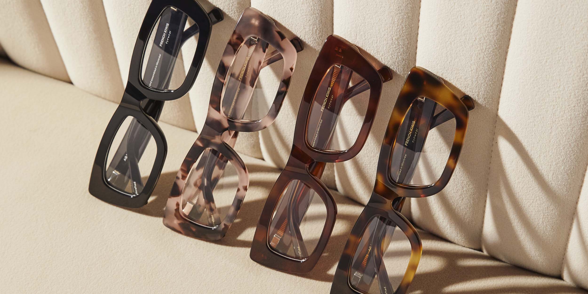 Photo Details of Agathe Creme Reading Glasses in a room