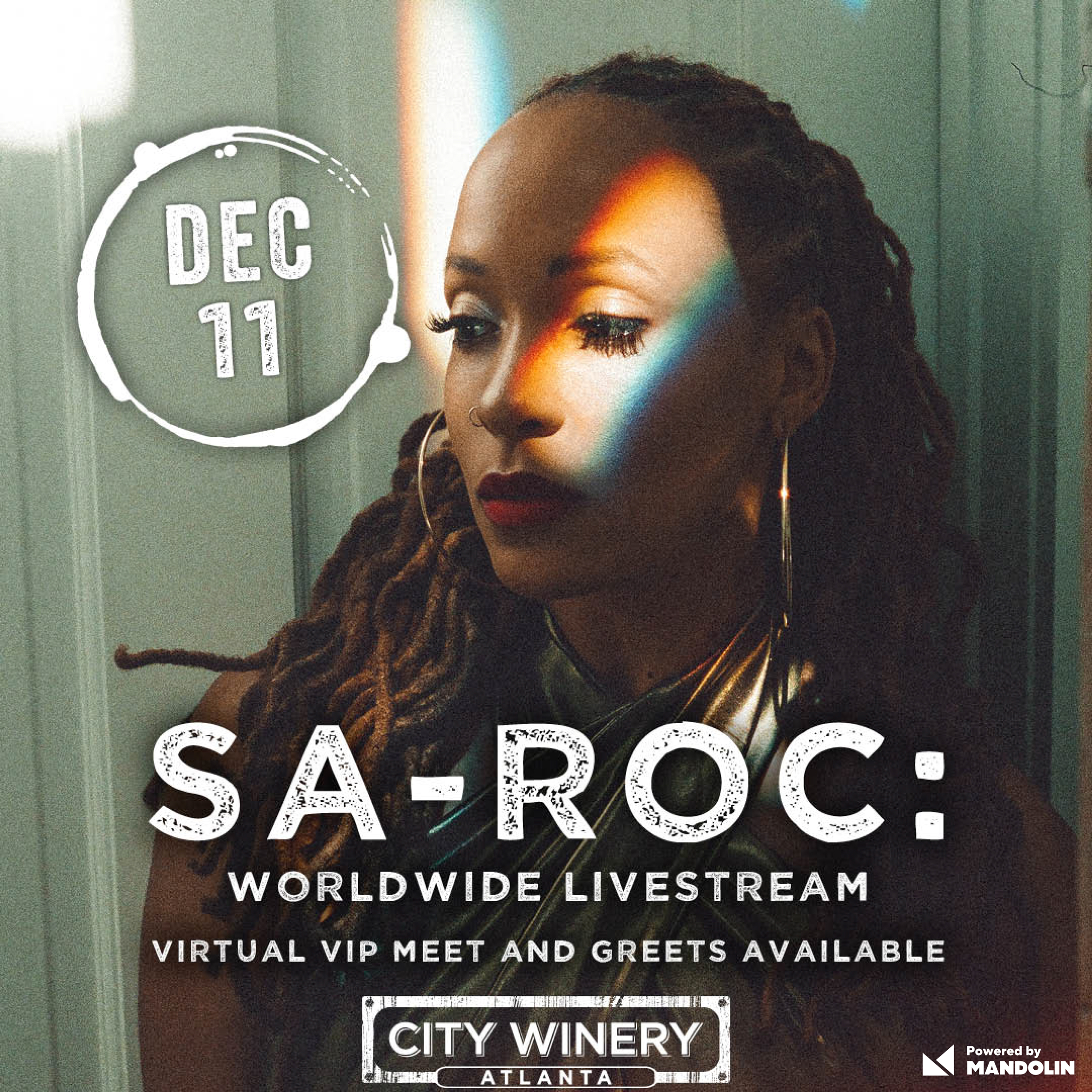 Sa Roc First Performance Sa-Roc: Live From City Winery Atlanta Livestream - Rhymesayers ...