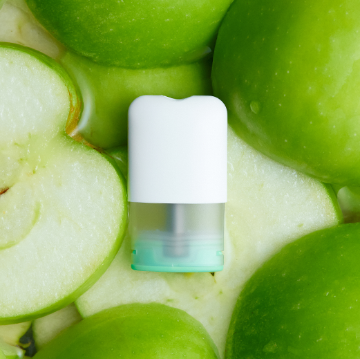2x green apple pods