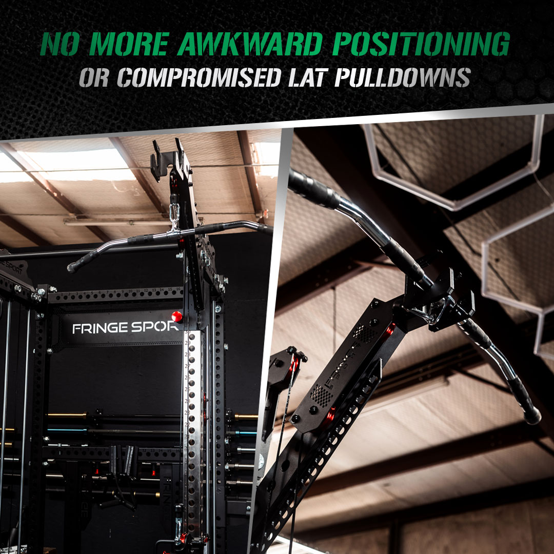 The Drew Lat Pulldown Rack Attachment | Rack Accessory | Fringe Sport