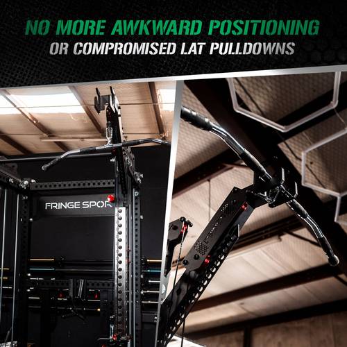 Bush Rack Drew The Drew Lat Pulldown Rack Attachment | Rack Accessory | Fringe Sport