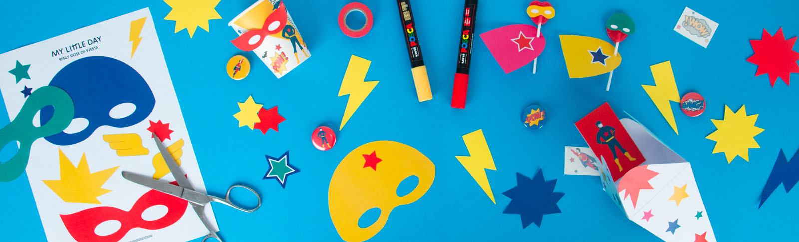 Ideas for children's birthday parties with a super hero theme