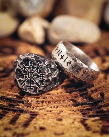 Runic Wheel Rings