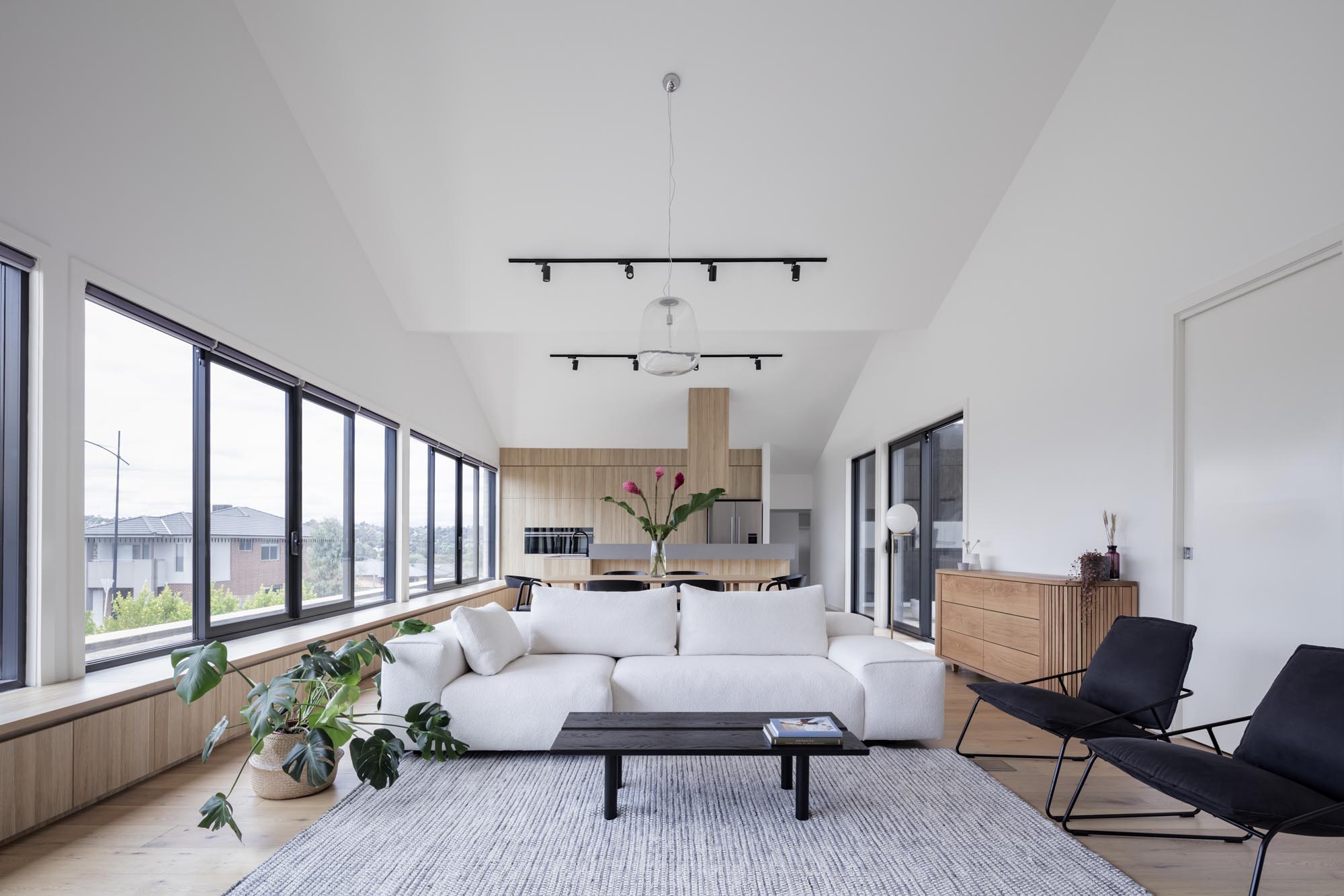 Pontone L Shape Sofa - White Boucle-Cuddle 02 - Floor Stock