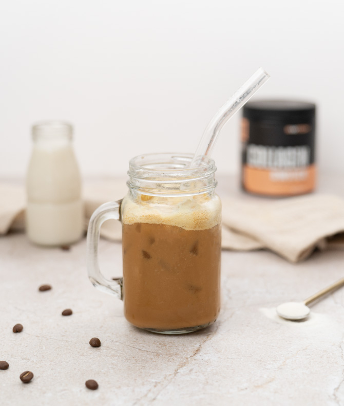 RECIPE - Creamy Collagen Boosted Iced Coffee
