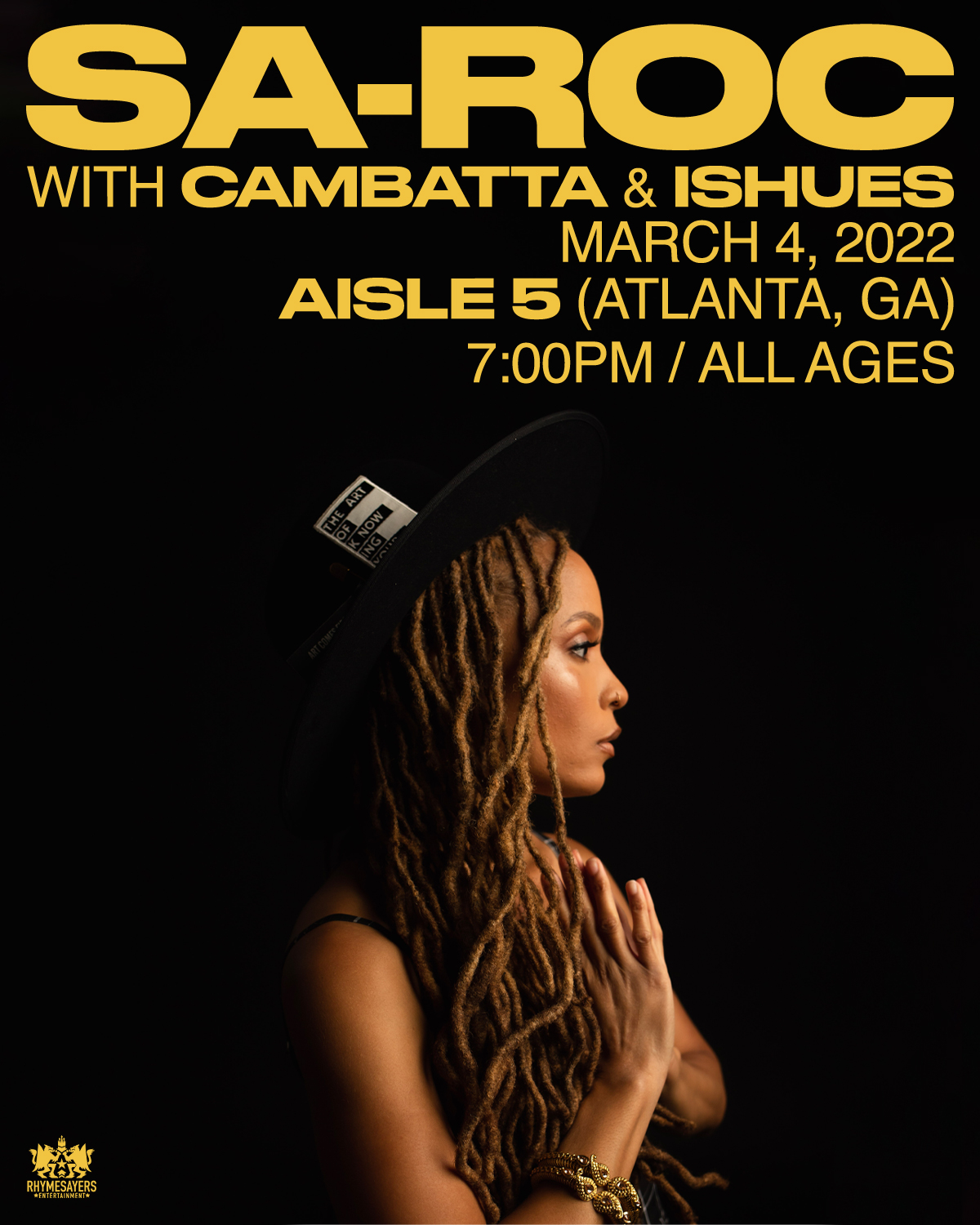 Sa-Roc at Aisle 5 - Atlanta, GA - Rhymesayers Entertainment