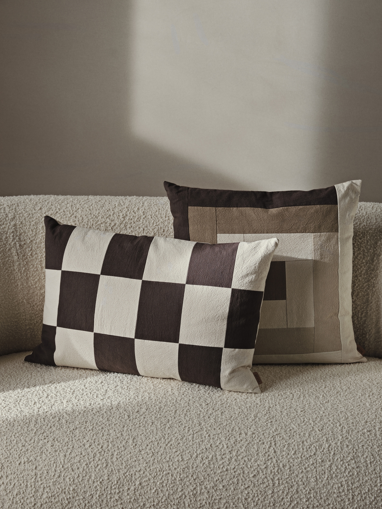 Border Patchwork Cushion