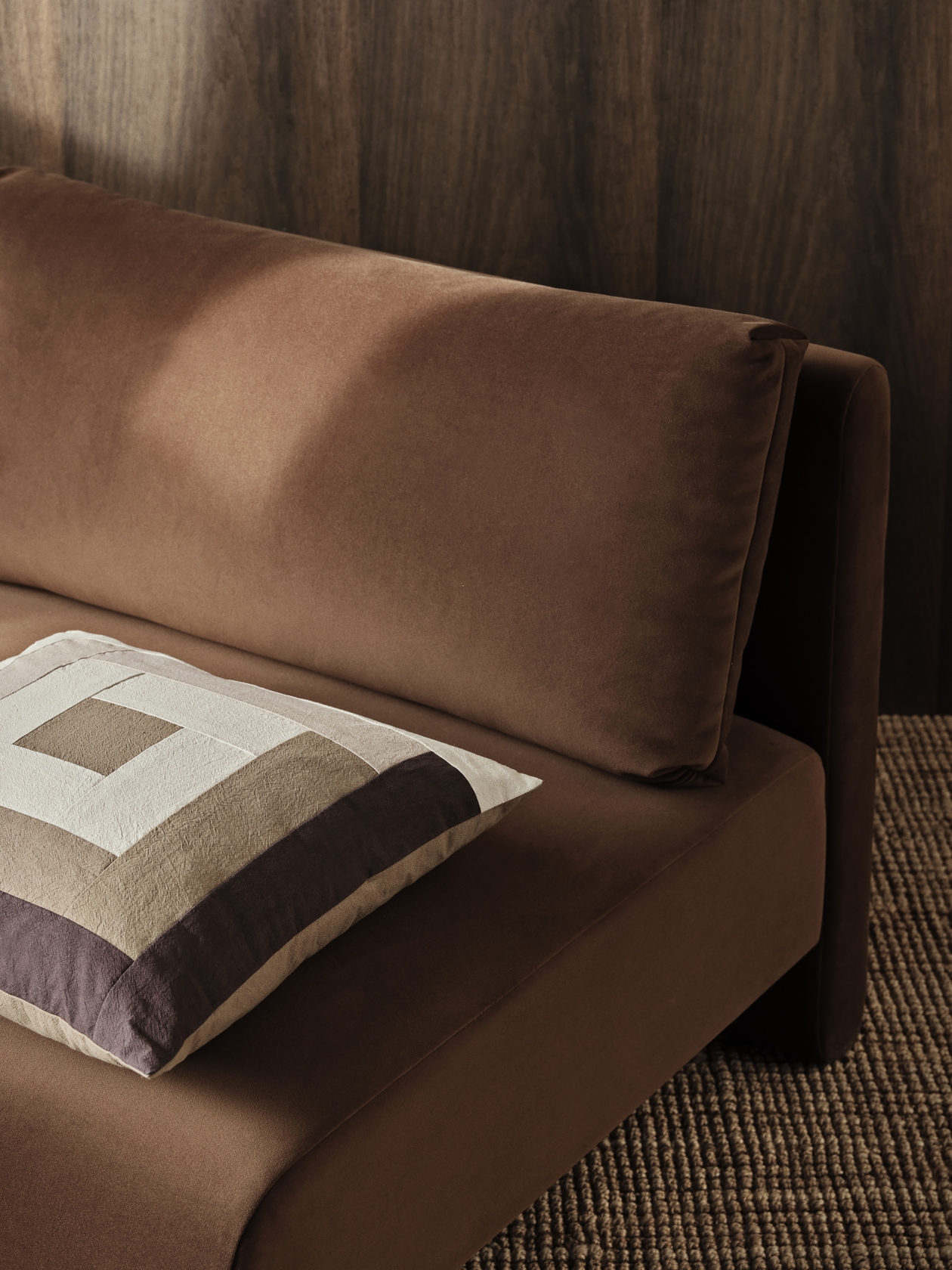 Border Patchwork Cushion
