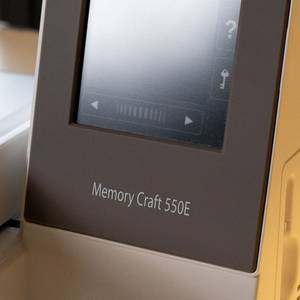 Janome Memory Craft 550E Control Panel