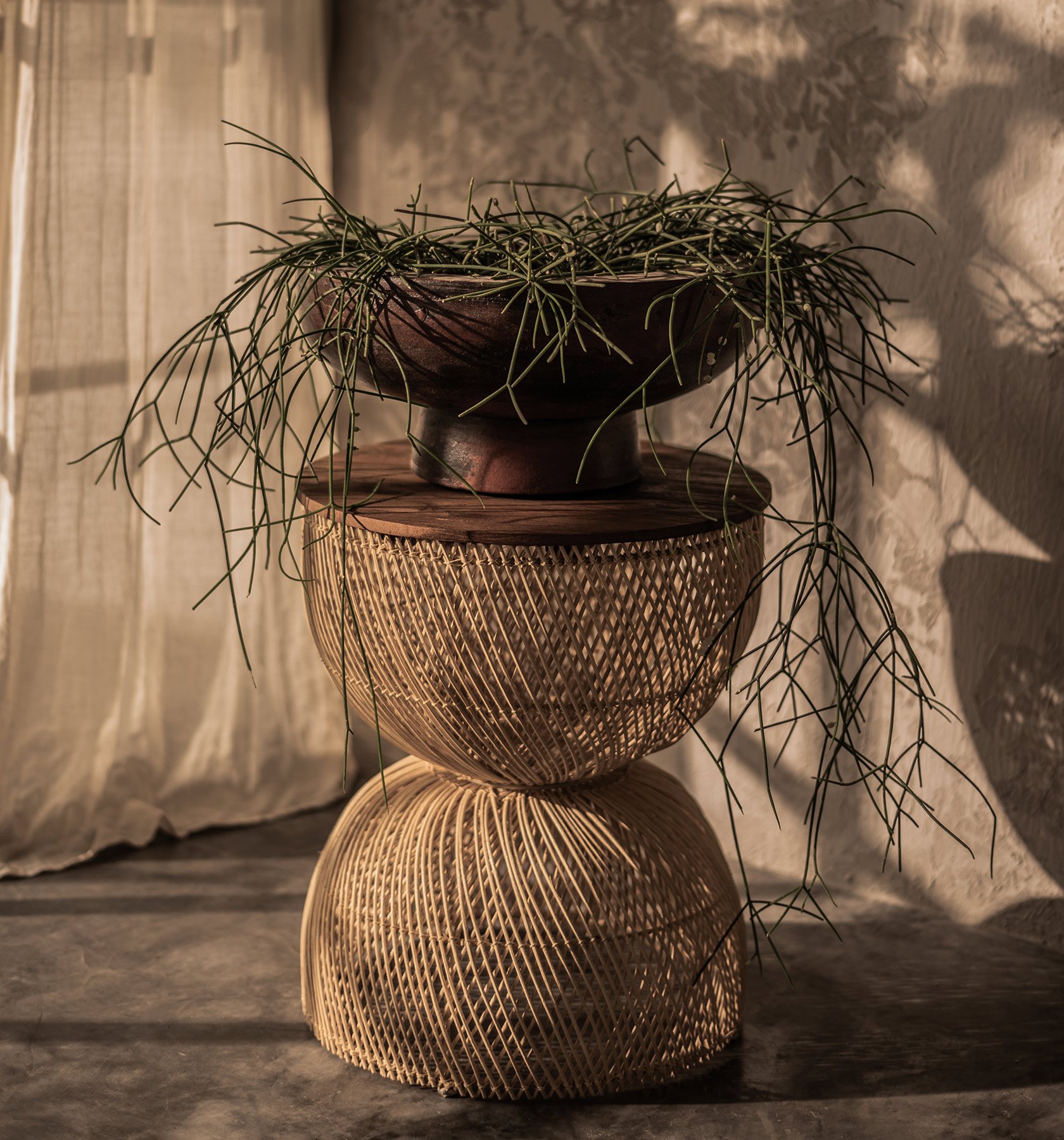 dBodhi Curve Side Table - Natural - Floor Stock