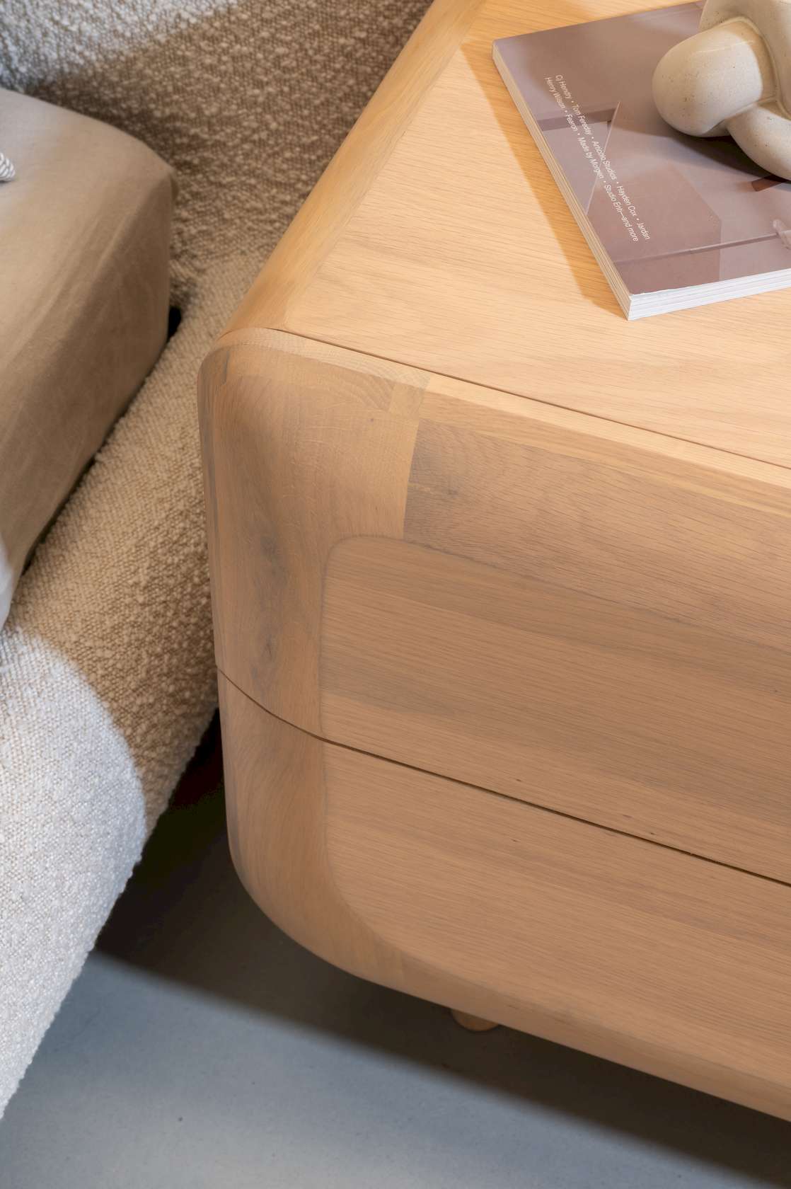 Lark Bedside Table - Natural Oak - Floor Stock