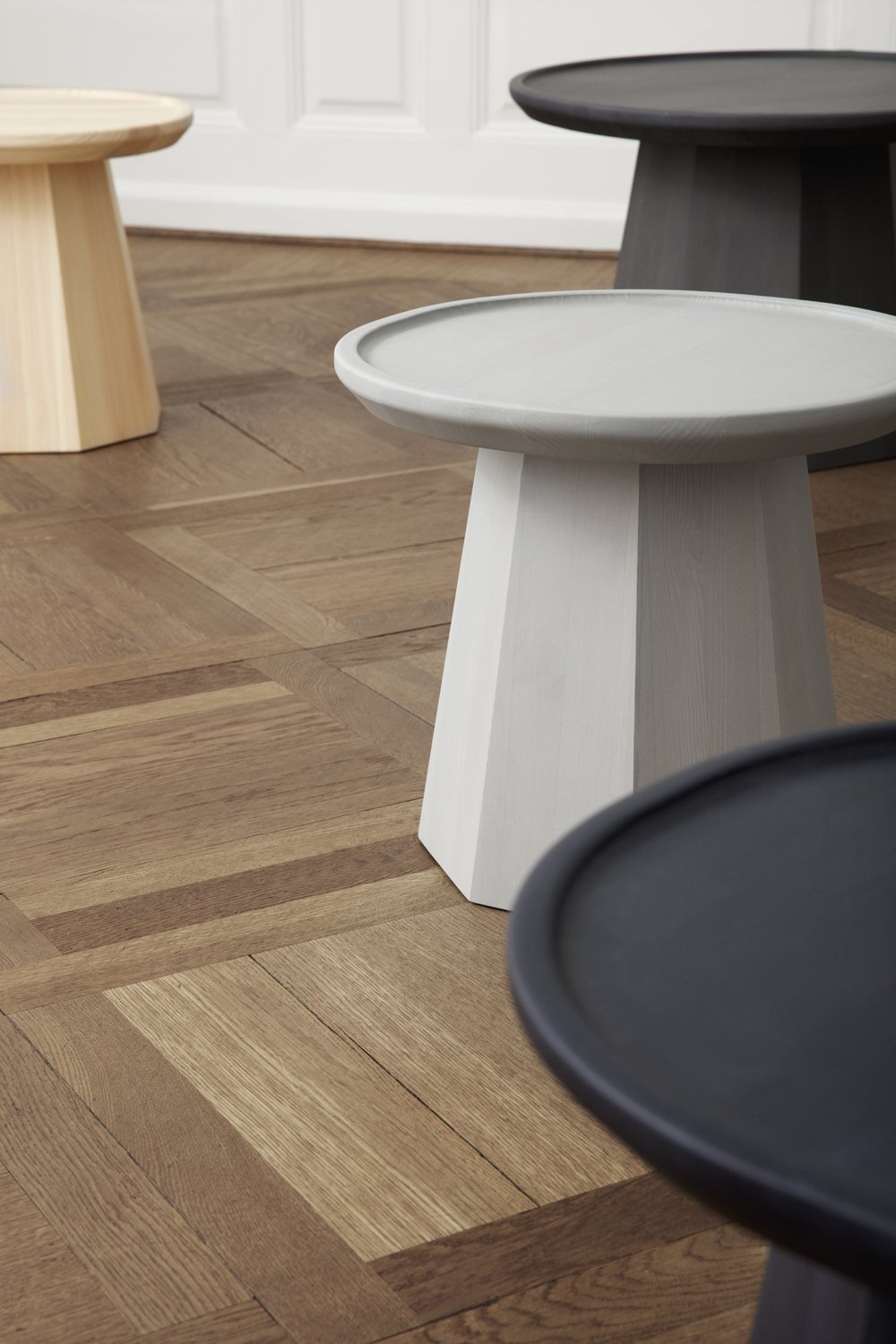 Pine Table Small - Light Grey - Floor Stock