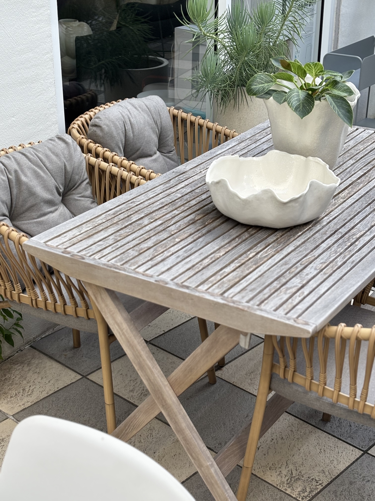 Ocean Dining Chair and Flip Table Set - Floor Stock