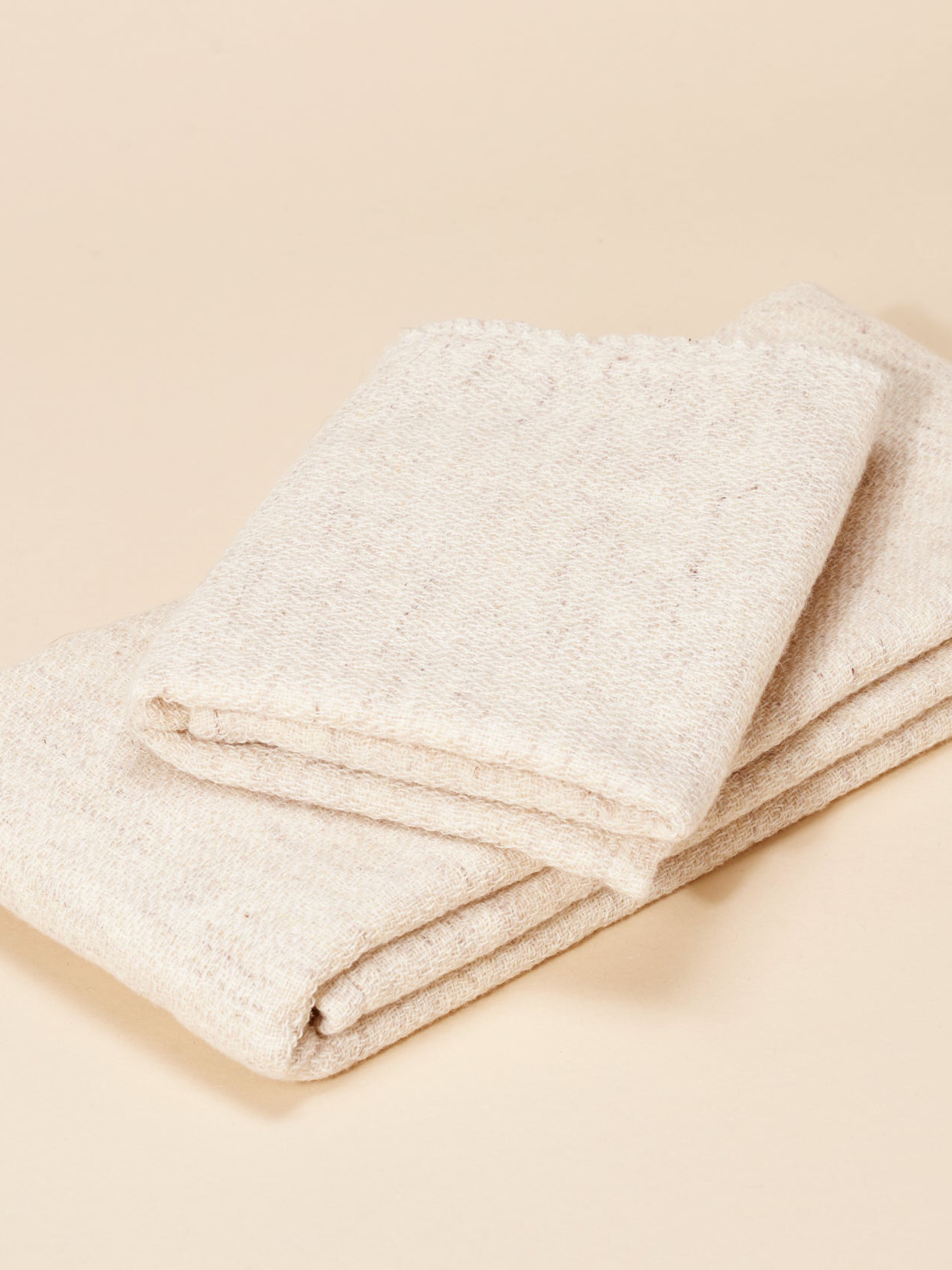 Organic Cotton Japanese Hand Towel, Cream
