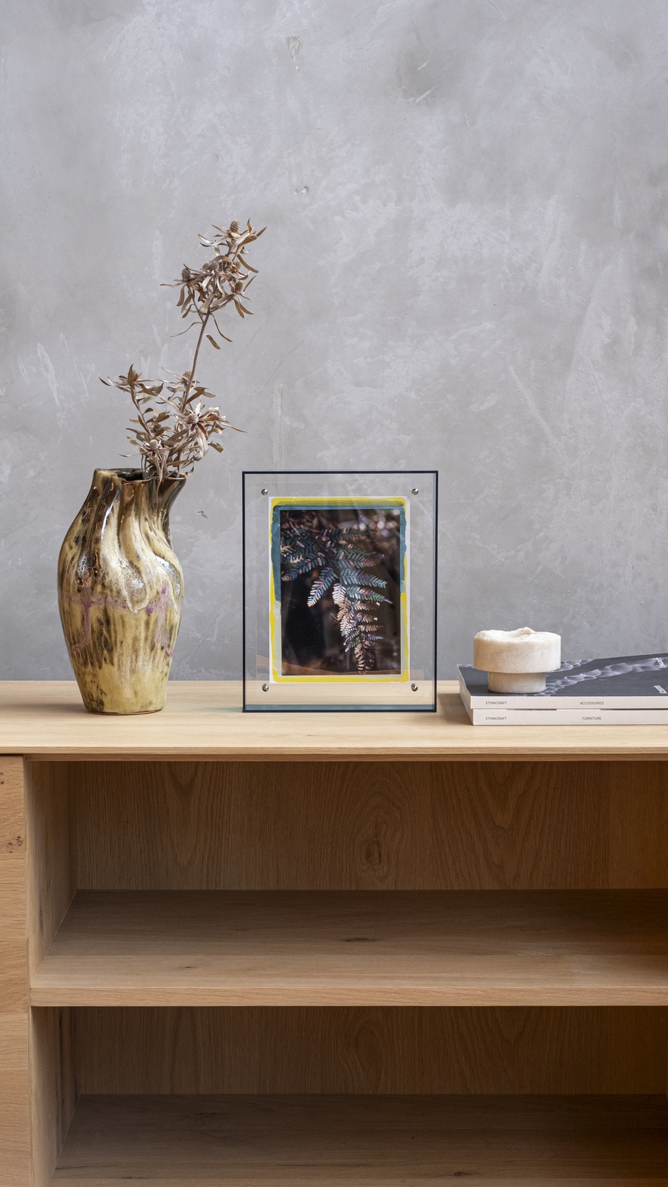 Linda Acrylic Photo Frame - Deep Sea