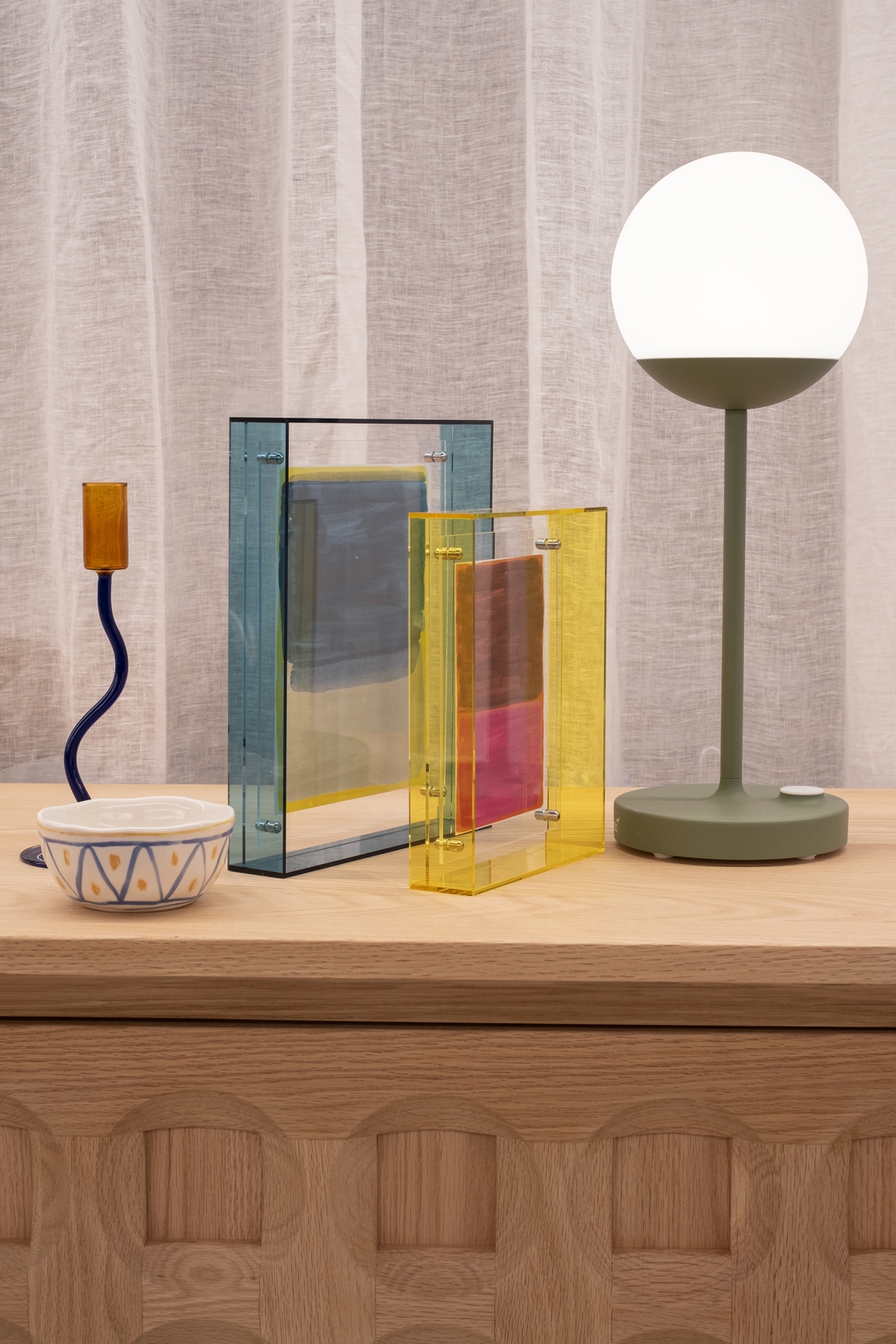 Linda Acrylic Photo Frame - Deep Sea