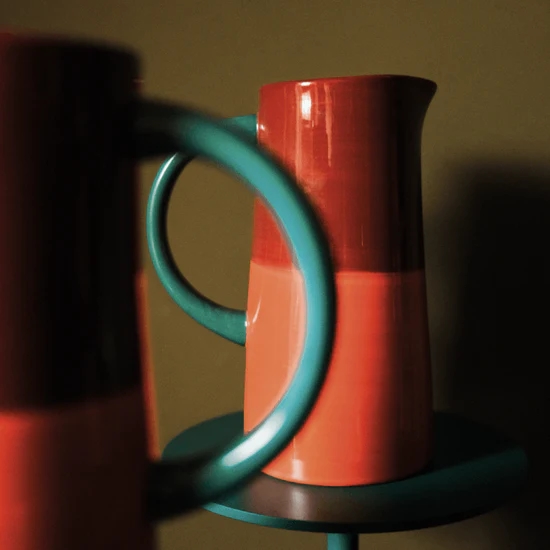 Linda Ceramic Jug - Colour Blocking