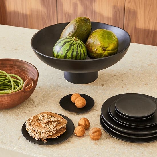 Orion Ceramic Decorative Bowl - Black