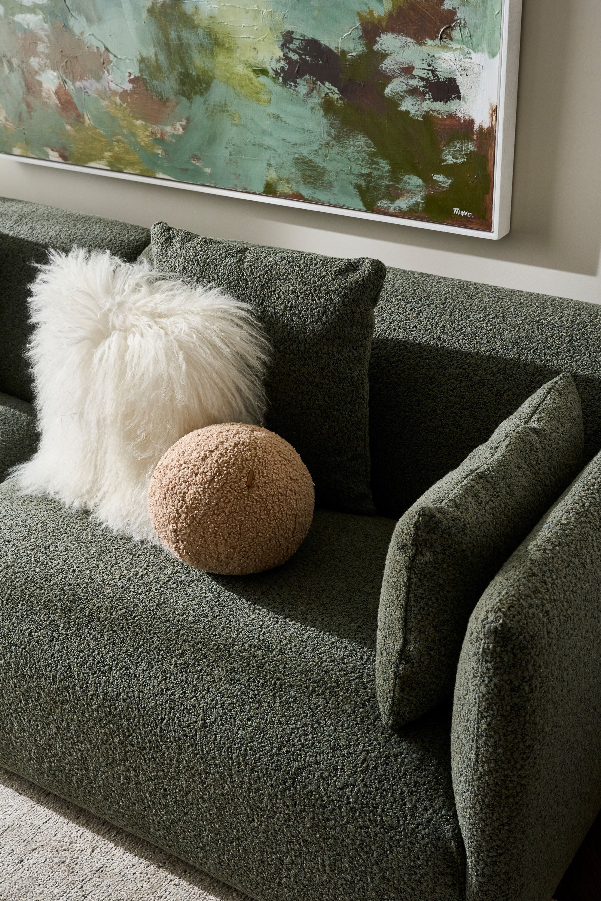 Meru Tibetan Lamb Cushion