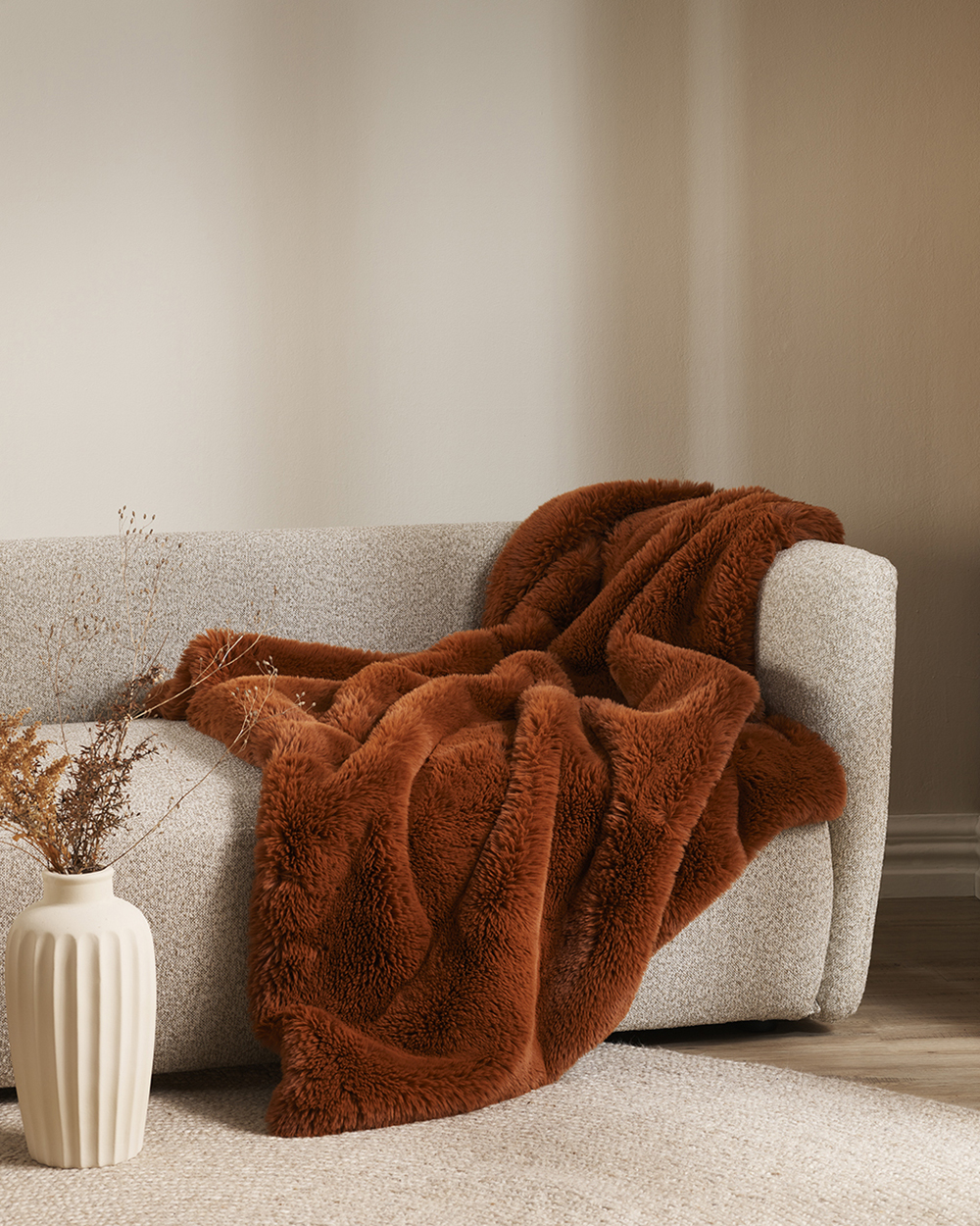 Pele Faux Fur Throw