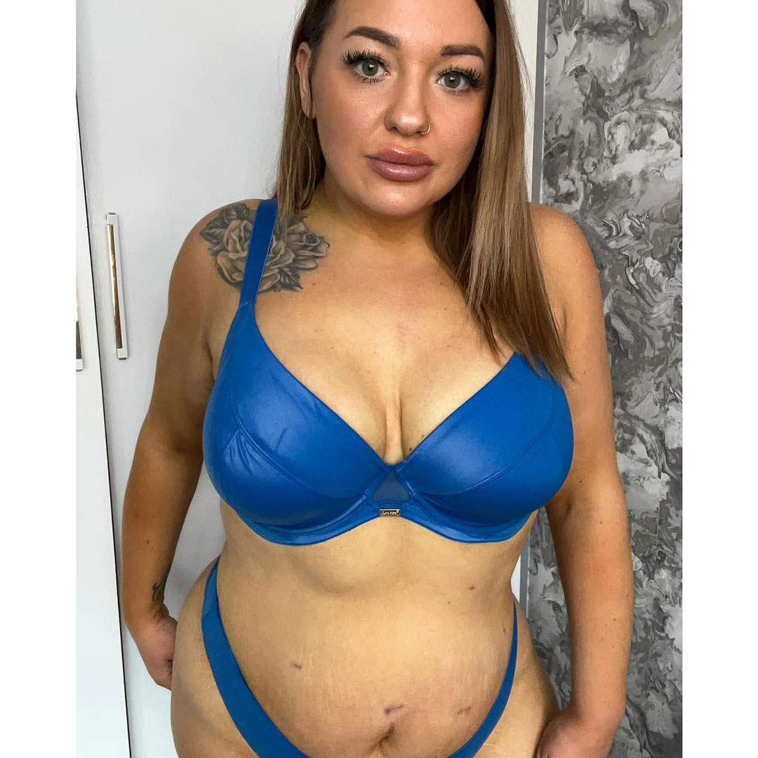 Curvy Kate Lush Full Plunge Bra Peacock Blue
