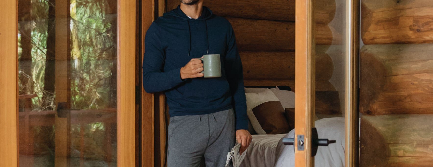 mens lounge - gift guide - bamboo apparel - tasc performance