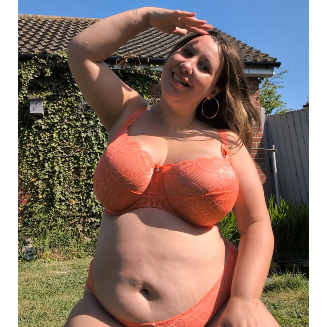 Curvy Kate Lovelace Full Cup Side Support Bra Coral
