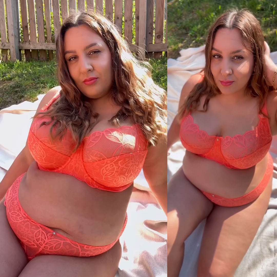 Curvy Kate Lovelace Full Cup Side Support Bra Coral