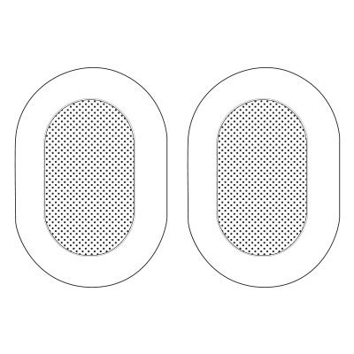 MW50 Plus over ear pads in the box sketch image