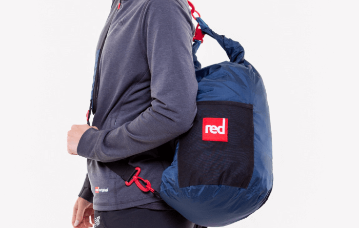 Red Original Pro Change Robe Stash Bag - Black