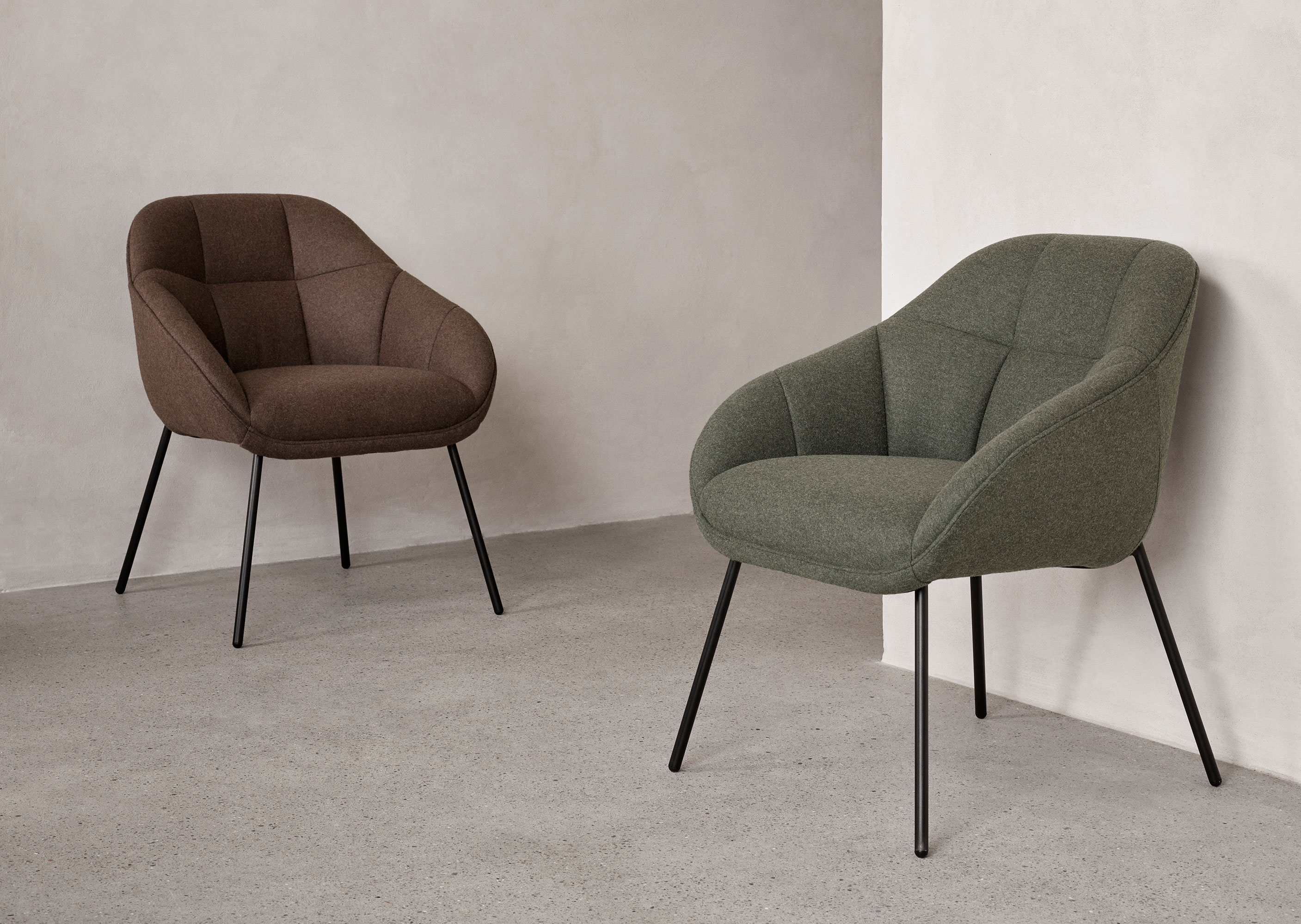 Mango Mini Chair - White Boucle-Cuddle 02 - Floor Stock