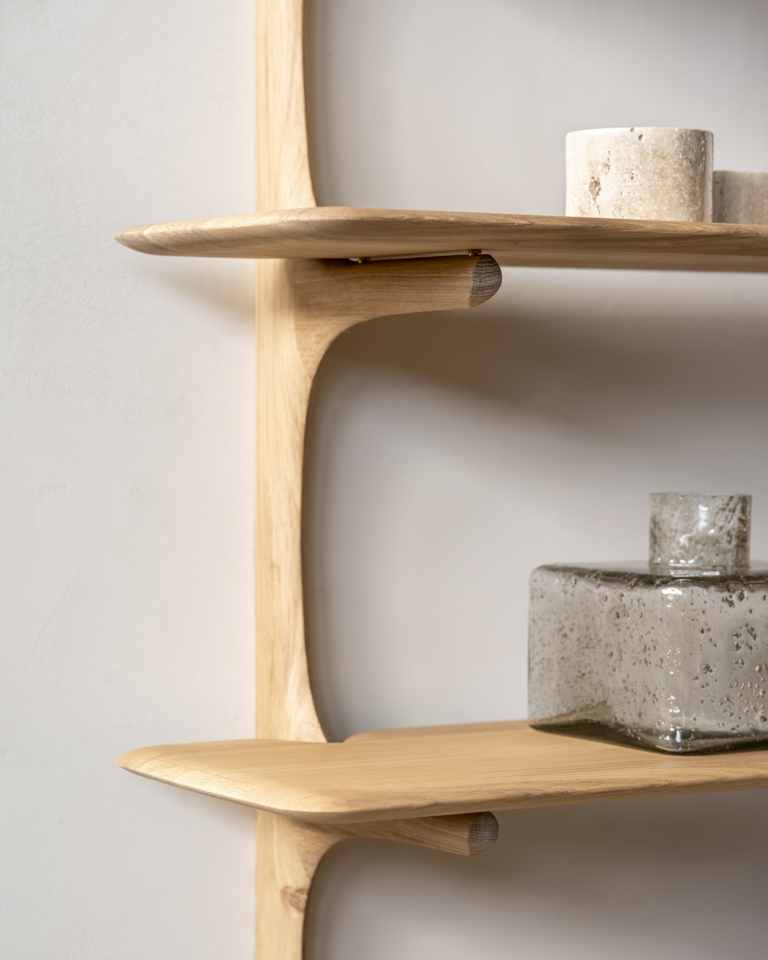 Ethnicraft Oak PI Wall Shelf