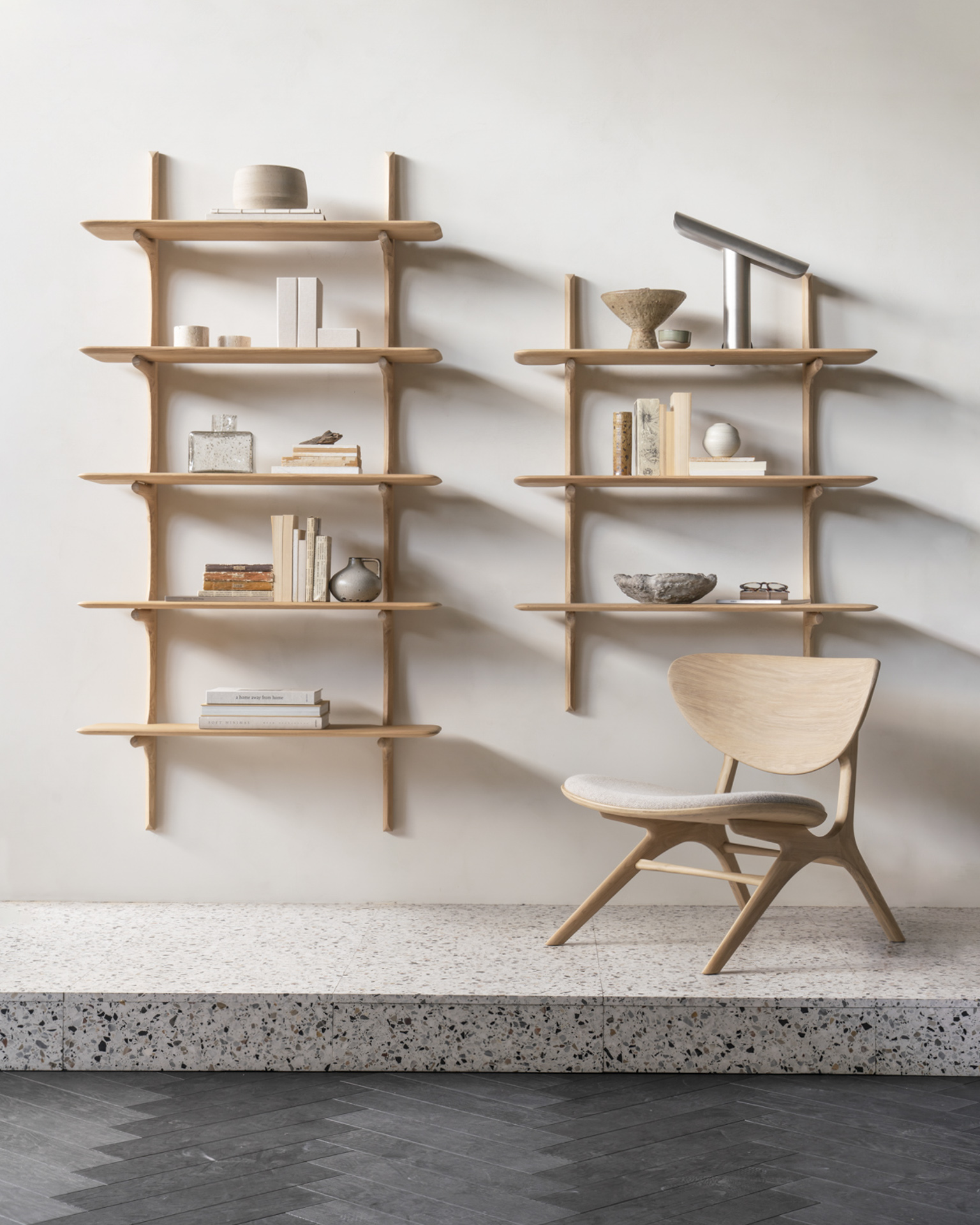 Ethnicraft Oak PI Wall Shelf
