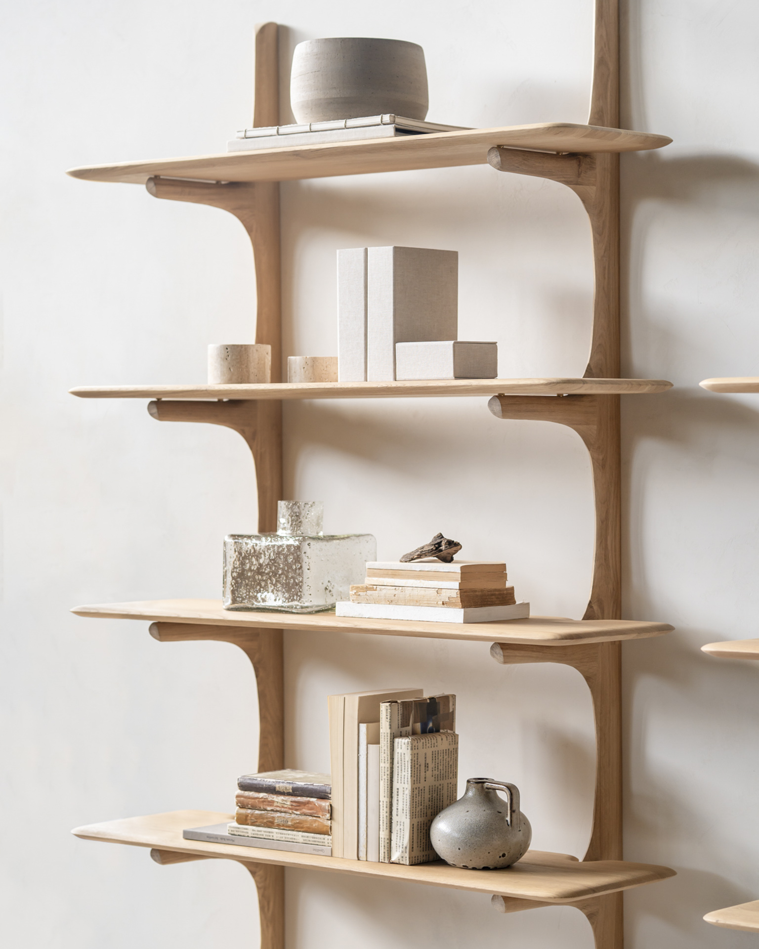 Ethnicraft Oak PI Wall Shelf