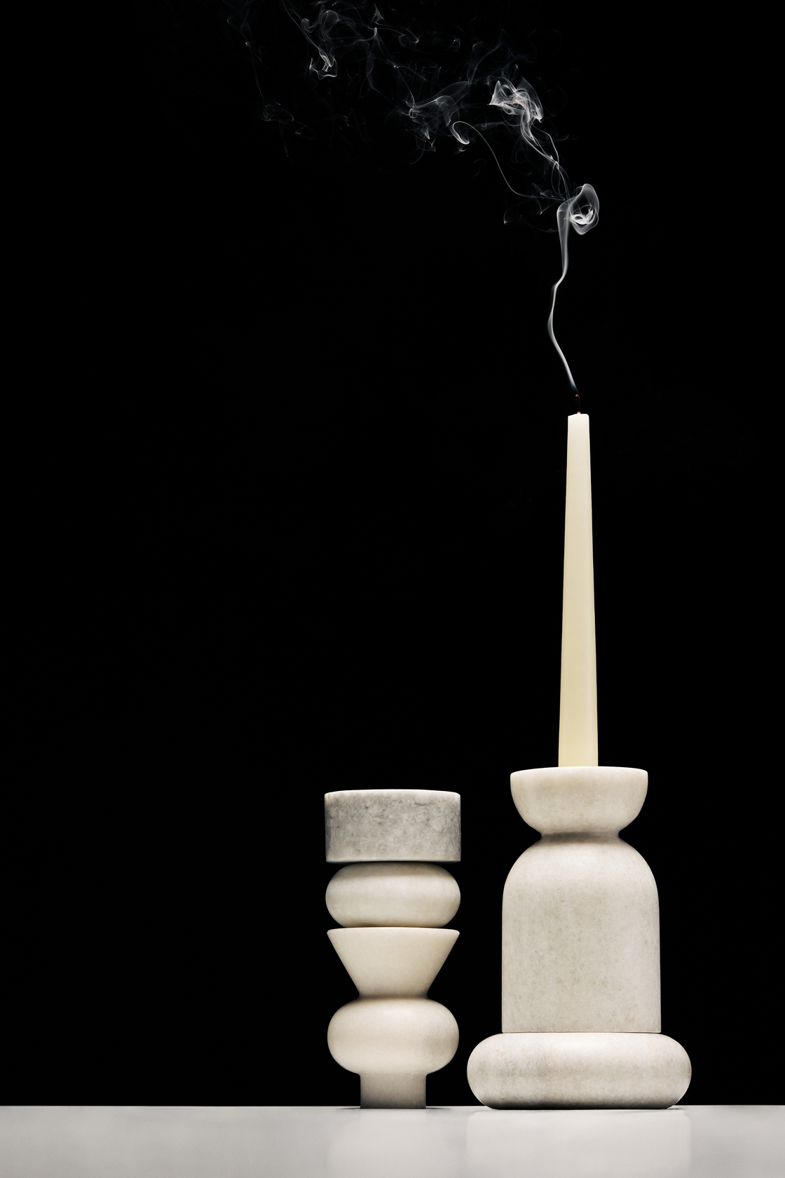 Stone Stacking Candleholder