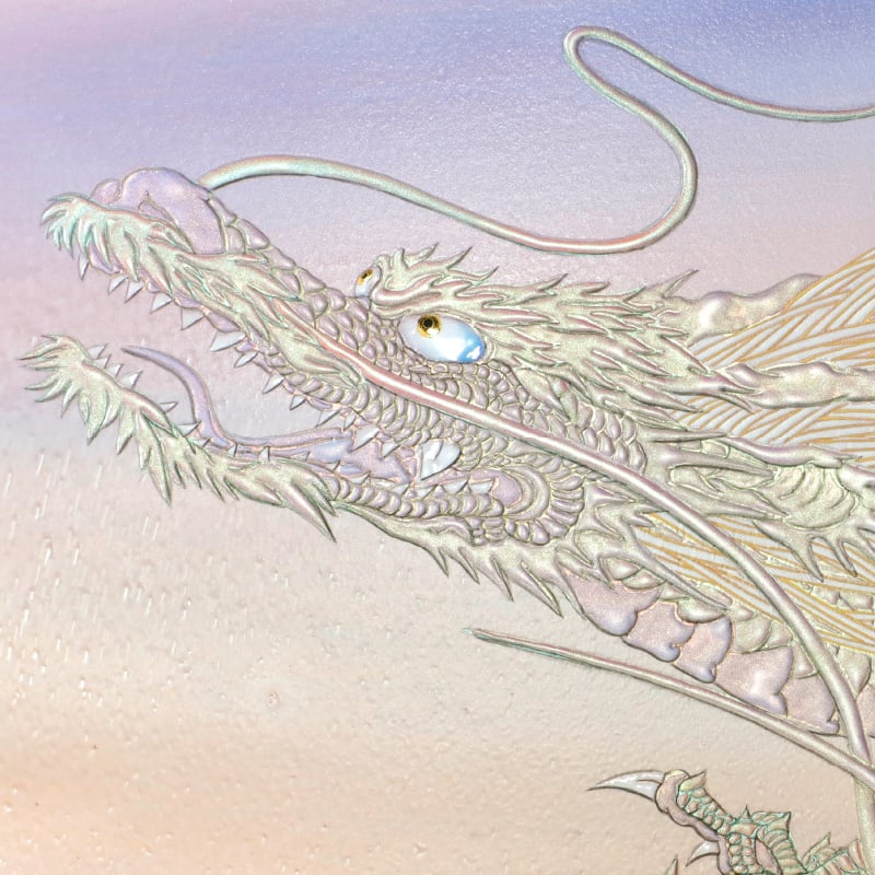 陶彩画_龍作品_虹龍~希望の地へ~_詳細