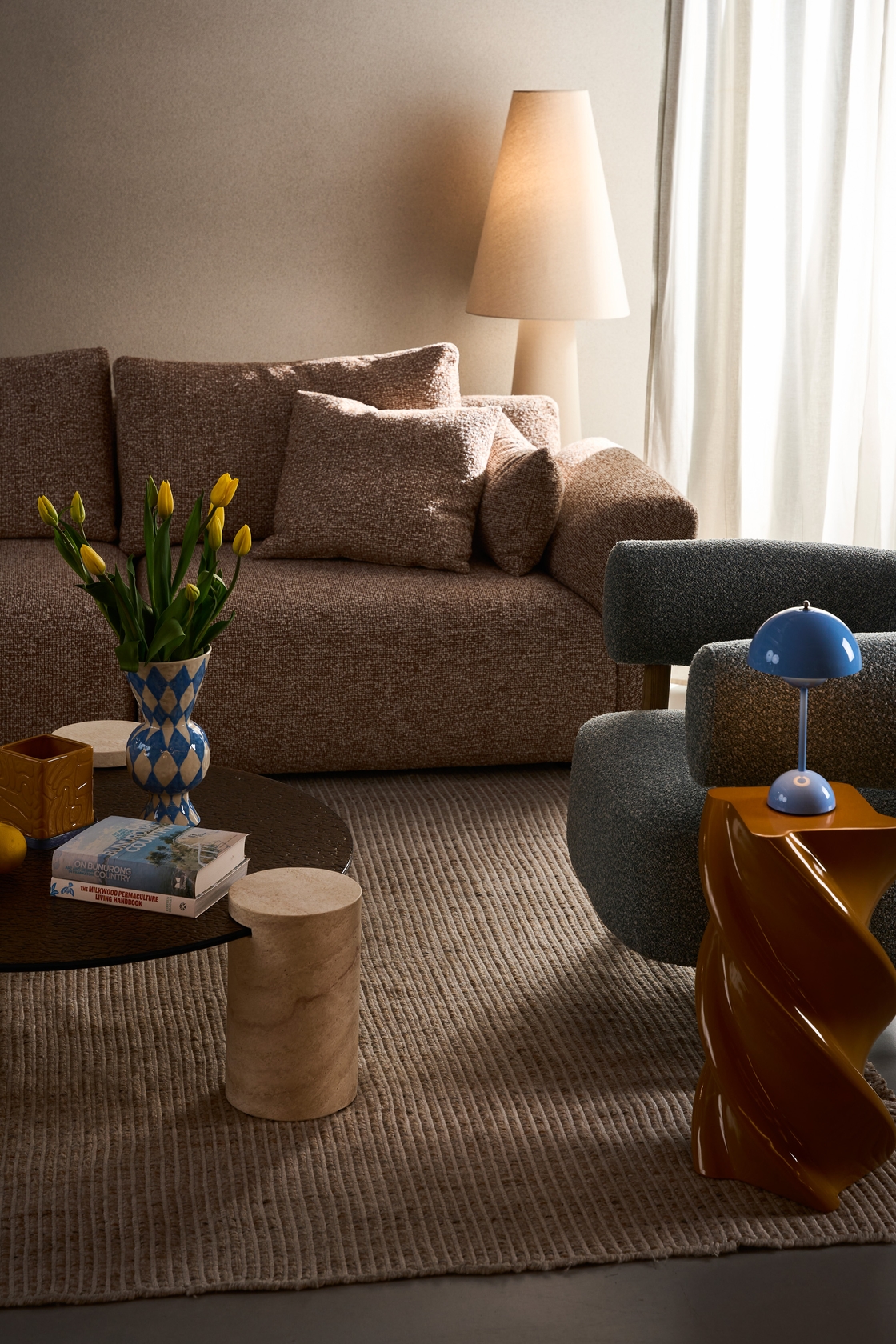 Luca 3 Seater Sofa with Curved Chaise