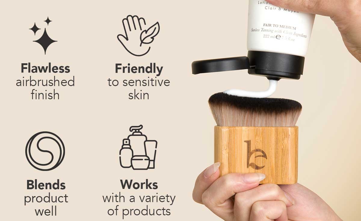 Vegan Kabuki Body Blending Brush - Benefits