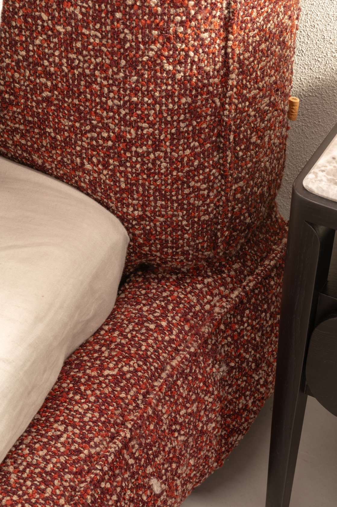 Paolo Queen Bed - Yarra Merlot - Floor Stock