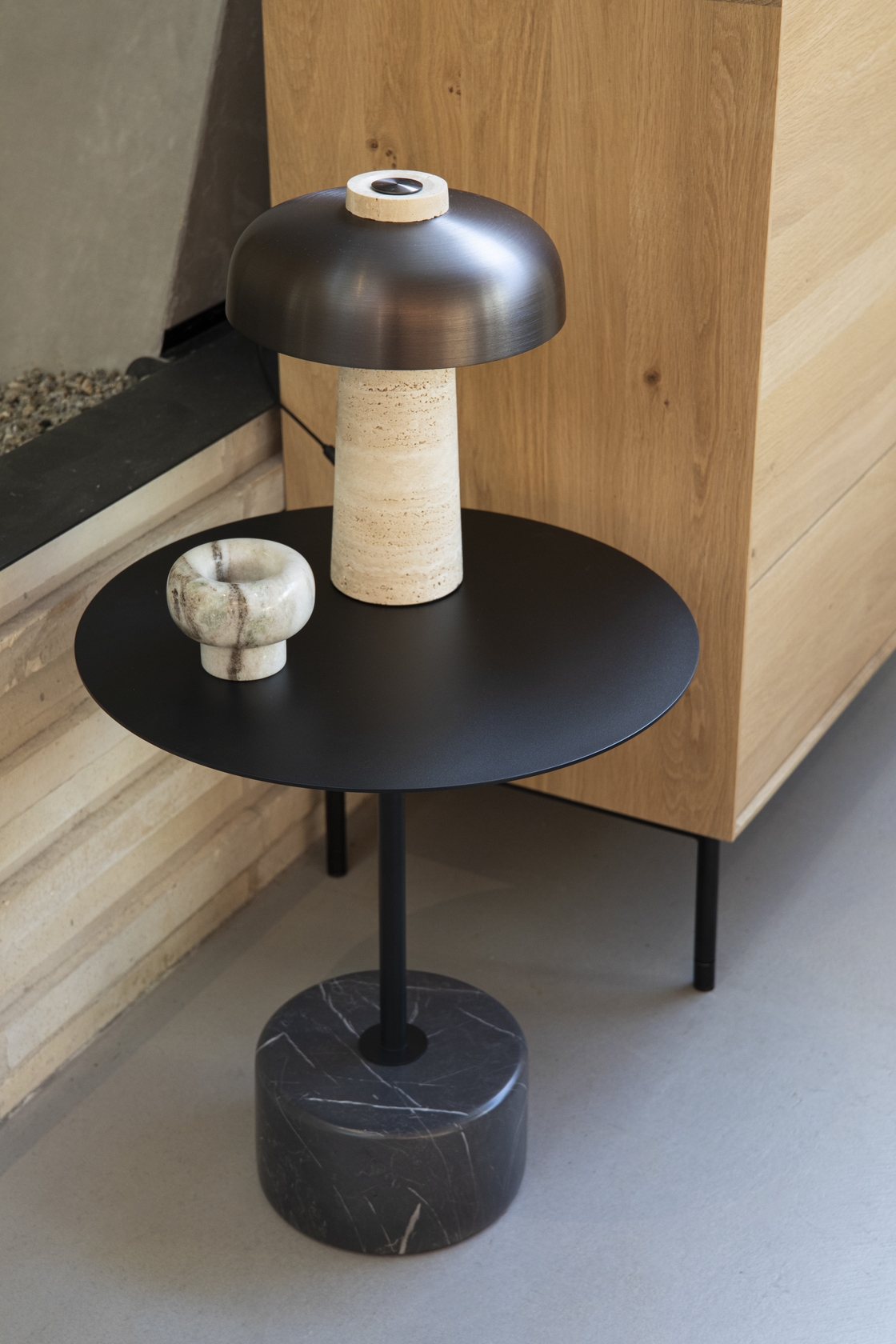 Slate Side Table