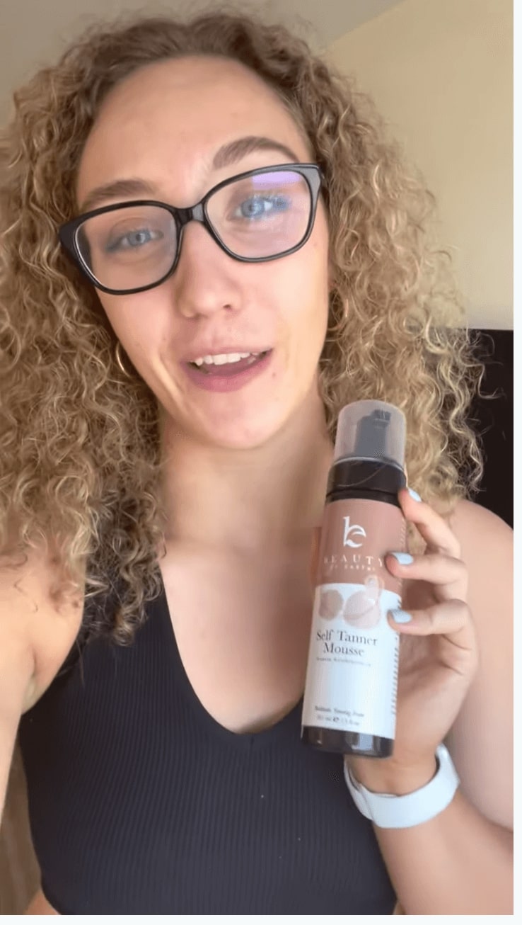 @joanne Review Video for self tanner mousse  