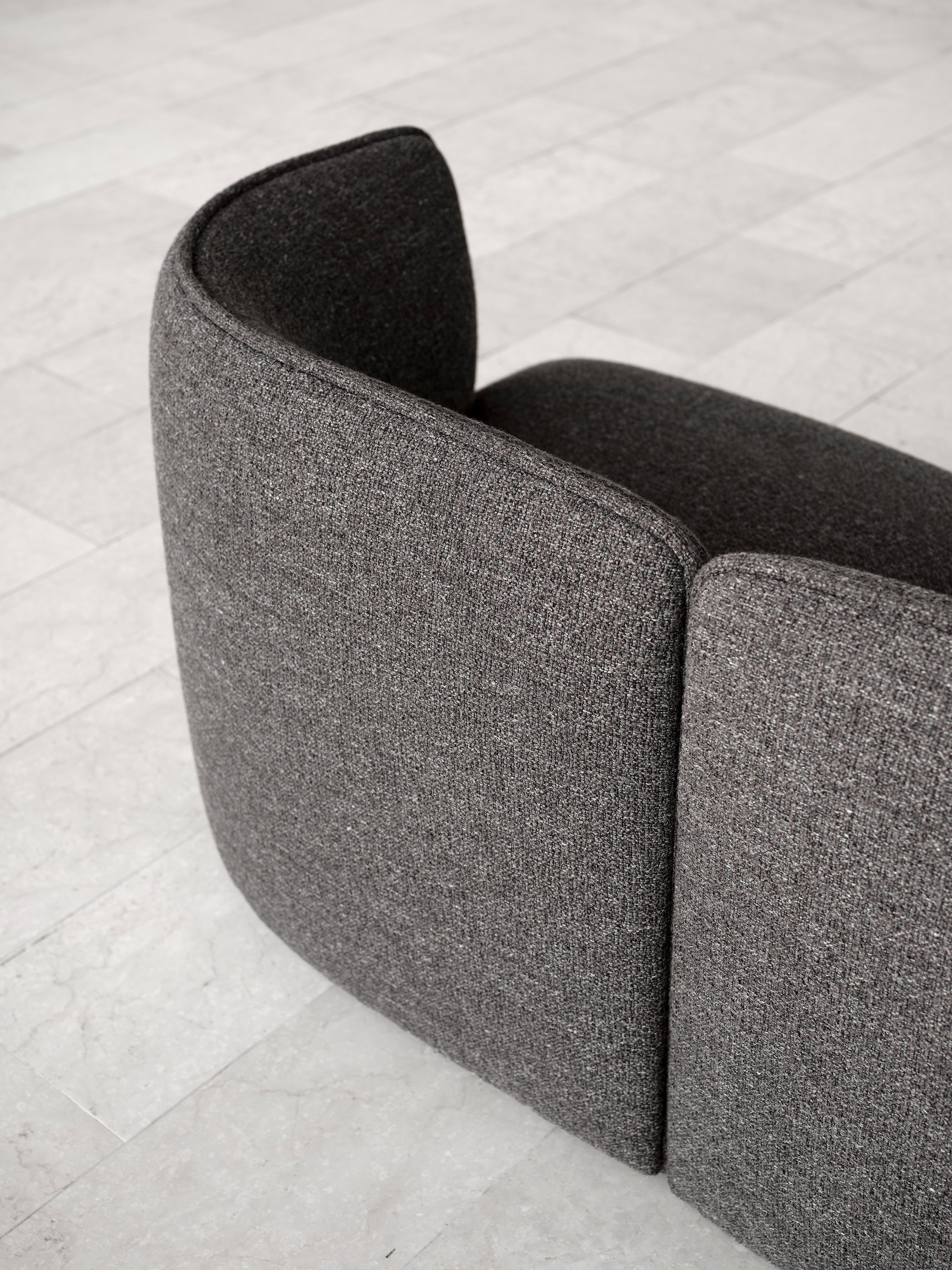 Panorama 3 Seater Sofa - Light Grey-Monta 04 - Floor Stock