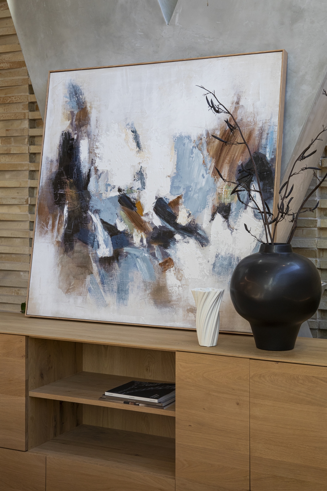 Gathered Hand Painted Wall Art