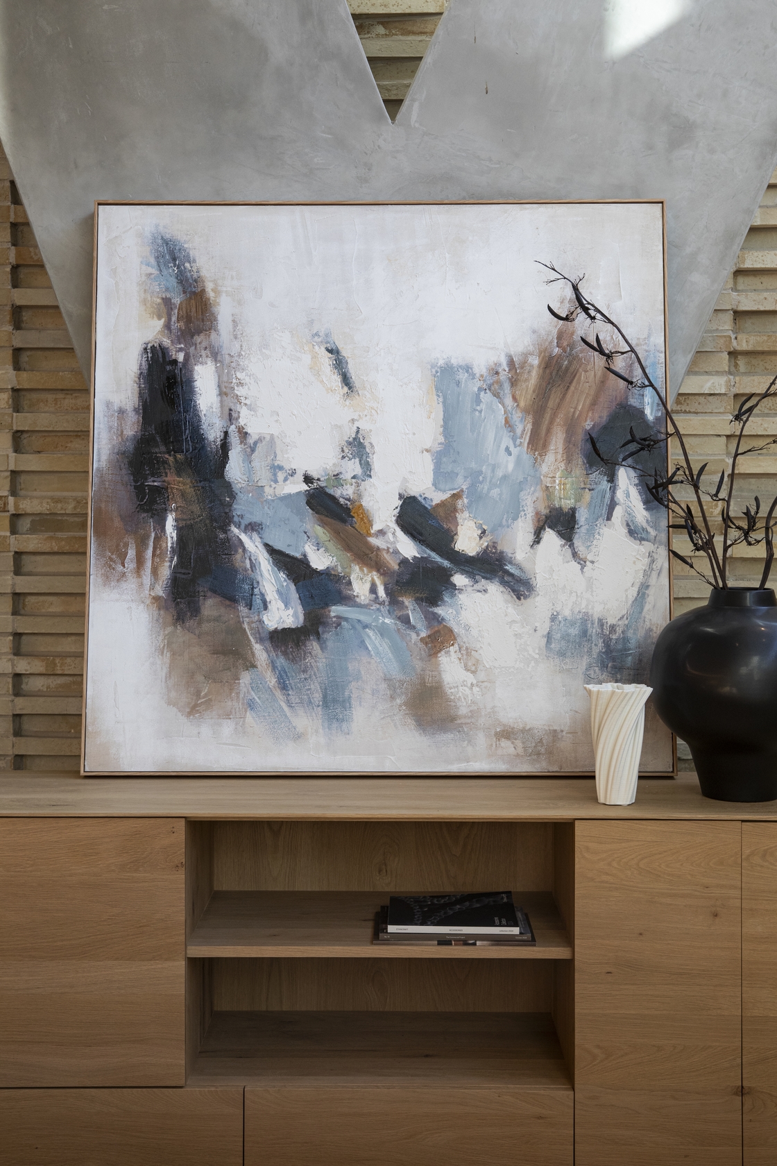 Gathered Hand Painted Wall Art