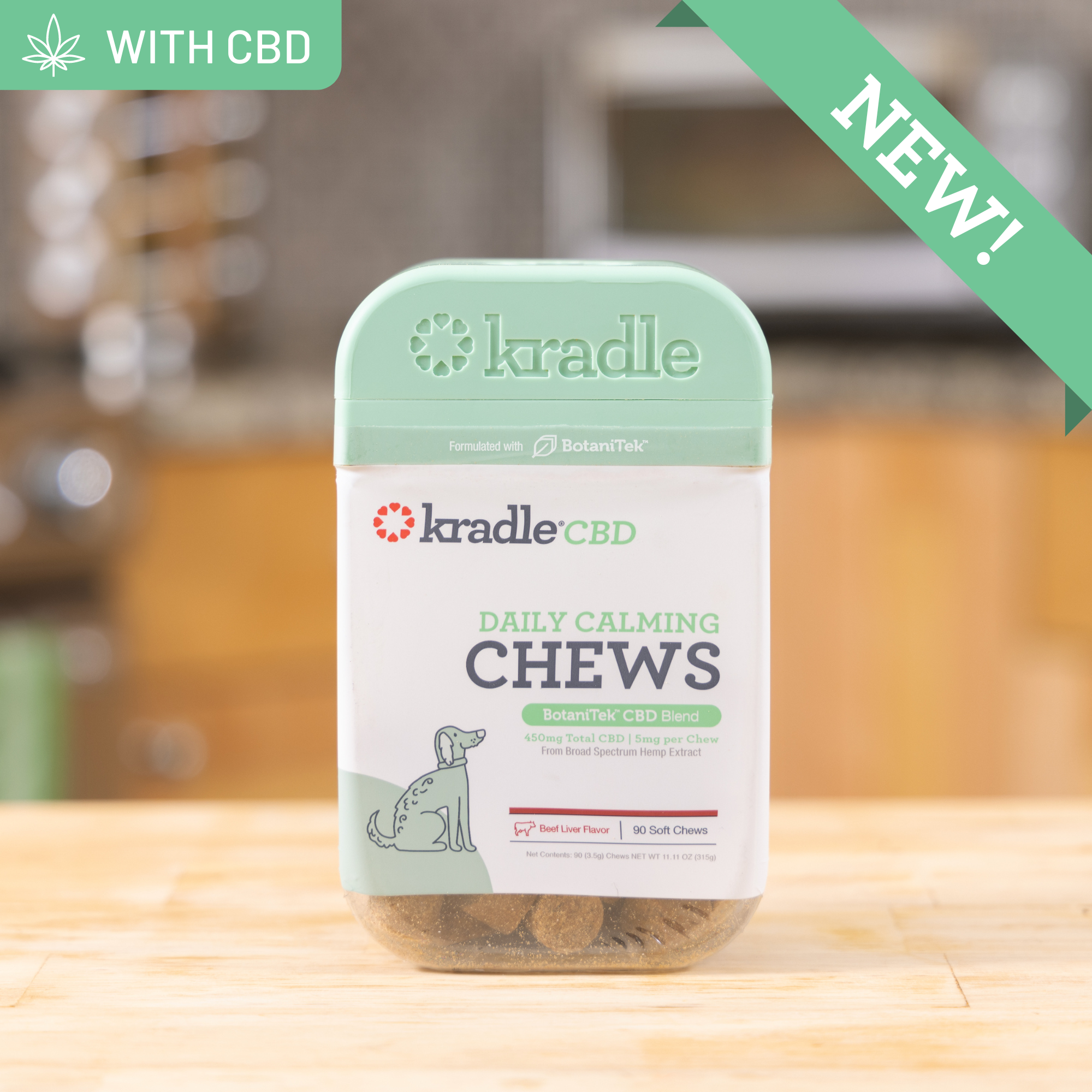 Kradle Daily Calming Chews Kradle My Pet