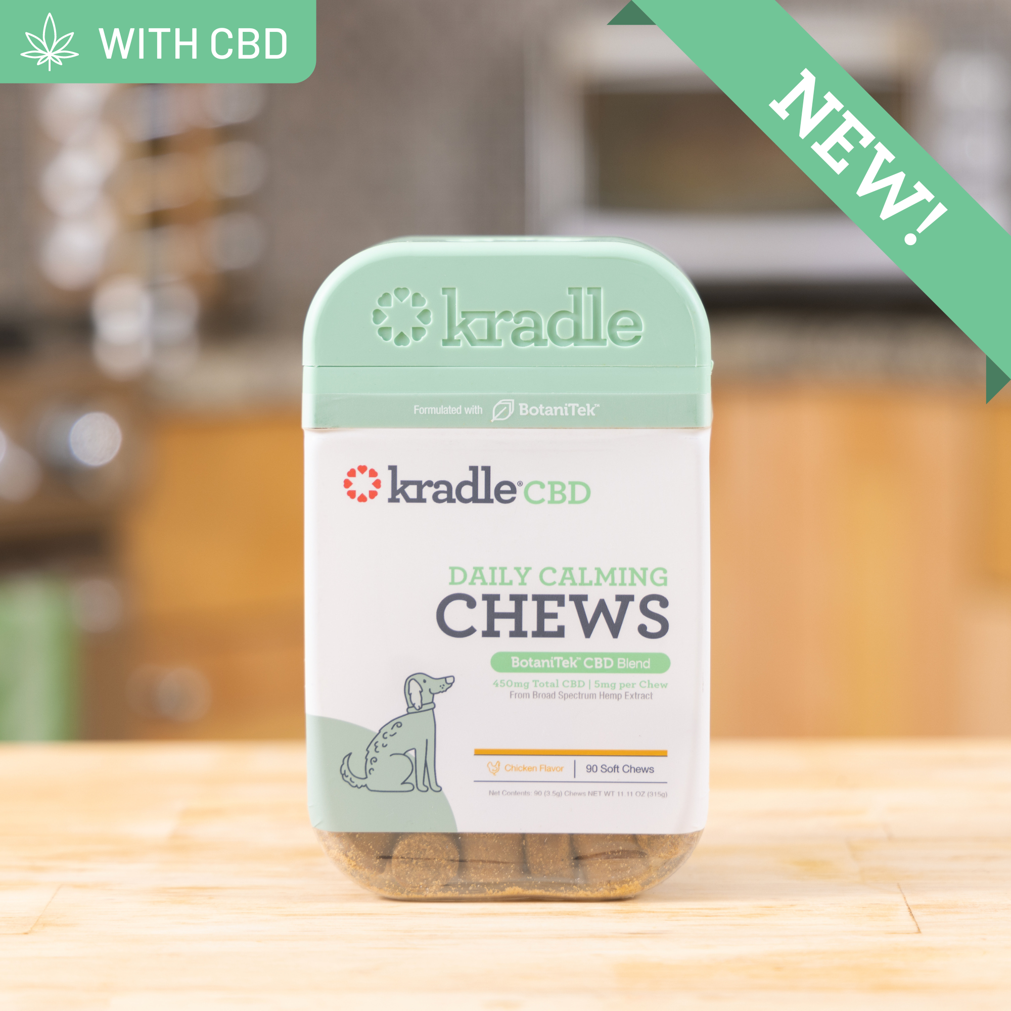 Kradle Daily Calming Chews Kradle My Pet